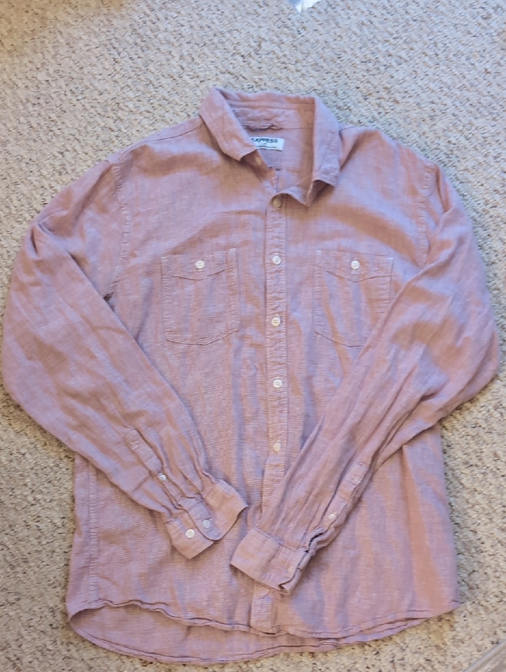 Men's Express Button Down Size L